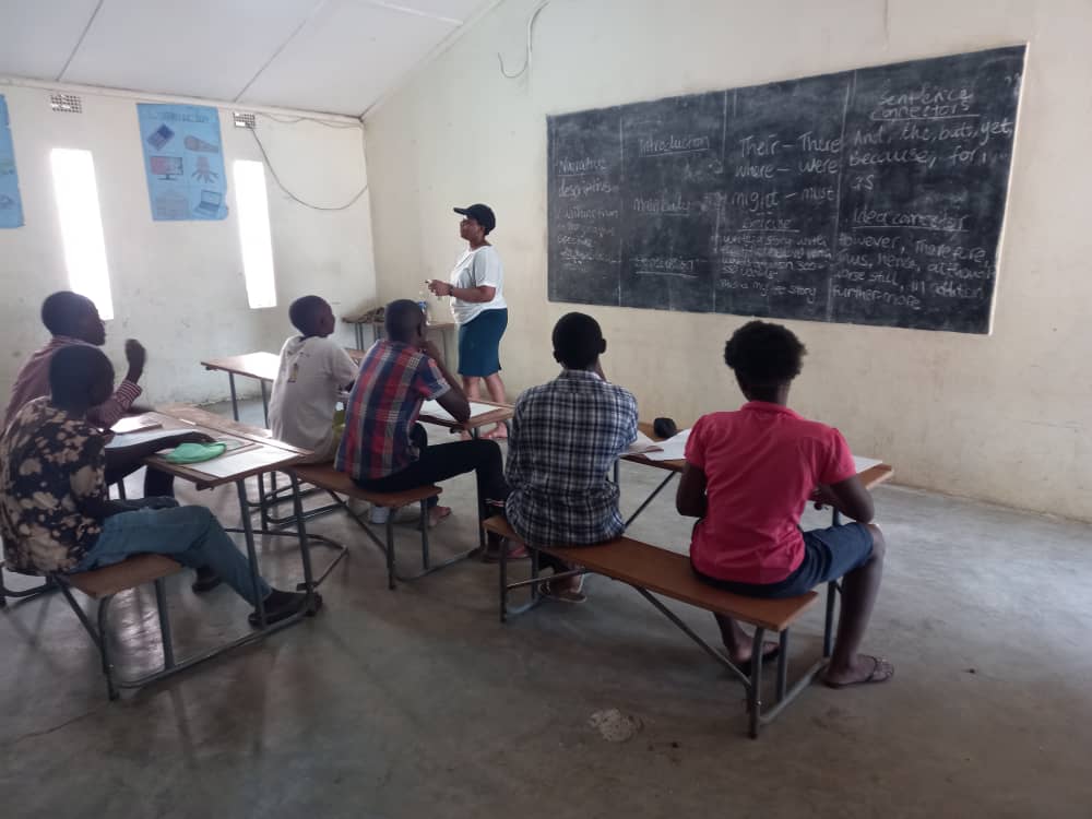 Students in a classroom